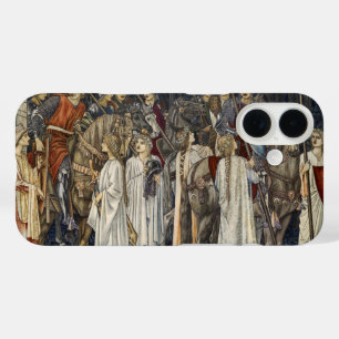 William Morris Mediaeval Knights Tapestry Design iPhone 16 Case