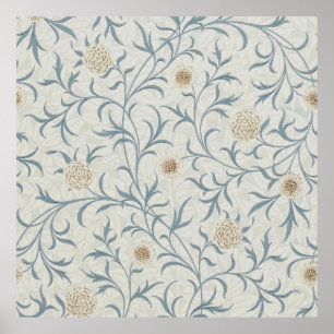 William Morris - Mediaeval Scroll and Branches Poster