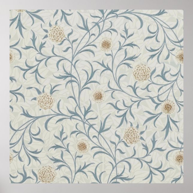 William Morris - Medieval Scroll and Branches Poster (Front)