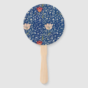 William Morris Medway Blue Floral  Hand Fan