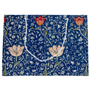 William Morris Medway Blue Floral Large Gift Bag