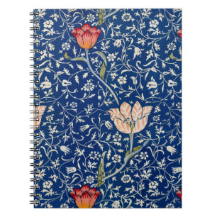 William Morris Medway Blue Floral  Notebook