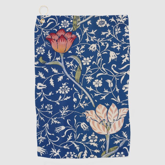 William Morris Medway Pattern Golf Towel (Front)