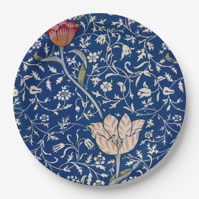 William Morris Medway Pattern Paper Plate (Front)