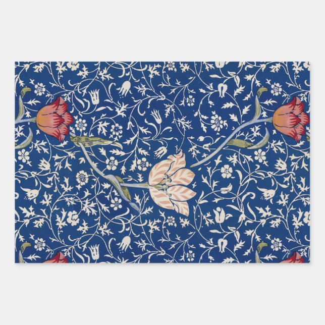 William Morris Medway Pattern Wrapping Paper Sheet (Front)