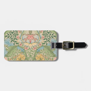 William Morris Myrtle Flower Floral Botanical Luggage Tag