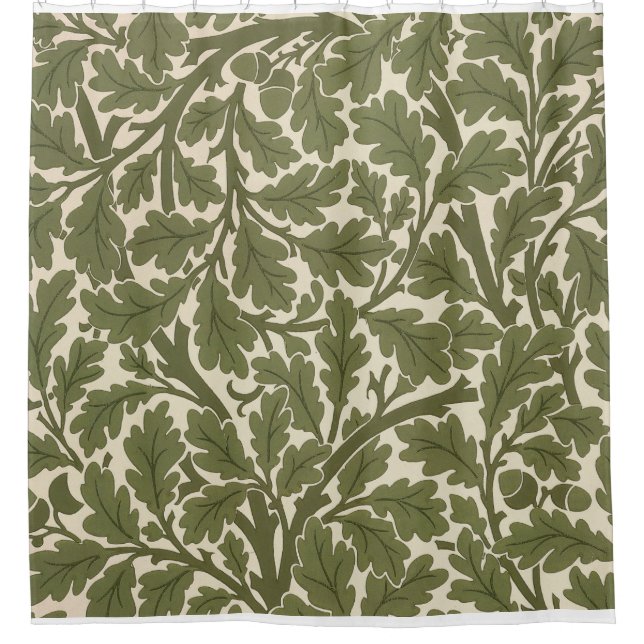 William Morris Oak Tree Shower Curtain (Front)