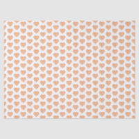 William Morris Orange Floral Heart Decoupage
