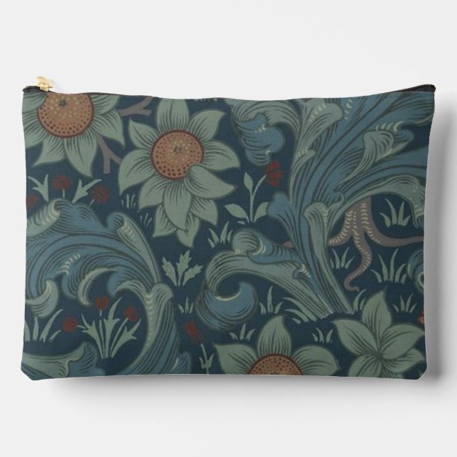 William Morris Orchard Pattern Art Accessory Pouch (Front)