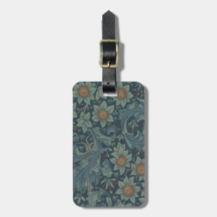 William Morris Orchard Pattern Art Luggage Tag