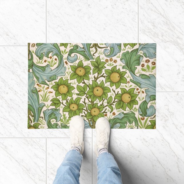 William Morris' Orchard Pattern Art Nouveau Doormat (Indoor)