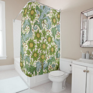 William Morris' Orchard Pattern Art Nouveau Shower Curtain