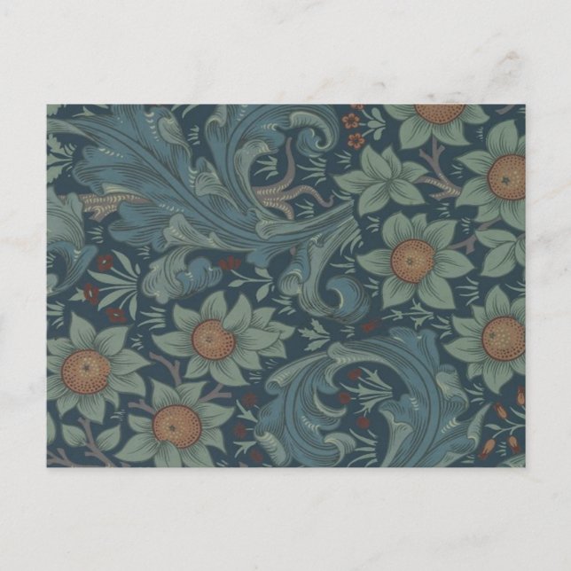 William Morris Orchard Pattern Art Postcard (Front)