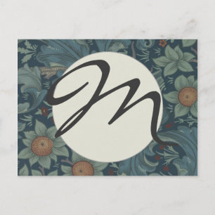 William Morris Orchard Pattern Art Postcard