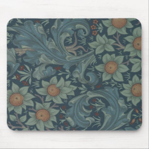 William Morris Orchard Pattern Wallpaper Mouse Pad