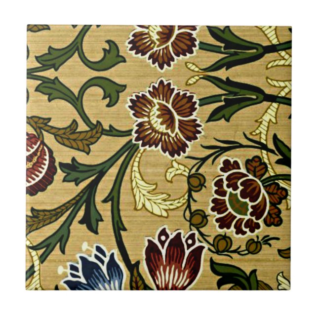 William Morris Pattern, Brocade Tile (Front)