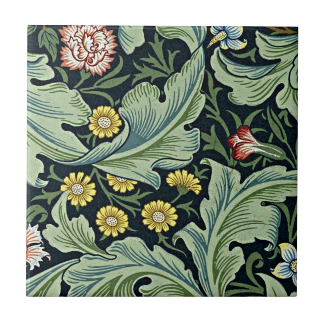 William Morris pattern, Leicester Tile (Front)