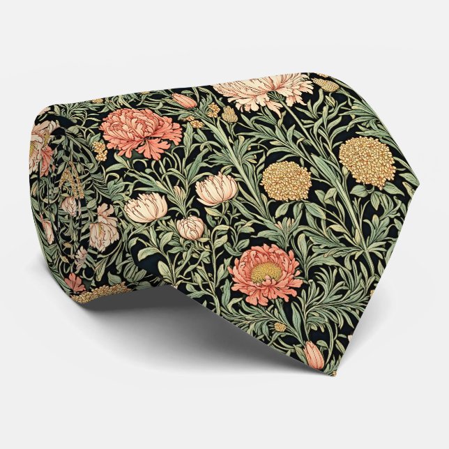 William Morris Pattern Tie (Rolled)