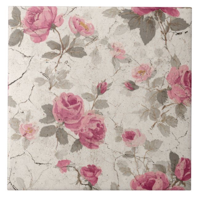 William Morris Pattern Tile (Front)