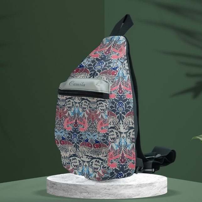 William Morris Peacock and Dragon Sling Bag (Creator Uploaded)