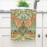 William Morris Peacock and Dragon Tea Towel<br><div class="desc">Adaptation of the William Morris 1878 fabric pattern Peacock and Dragon.</div>
