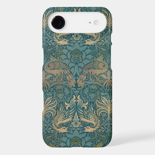 William Morris Peacock and Dragon Textile Design Case-Mate iPhone Case (Back)