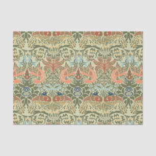 William Morris Peacock and Dragon Tissue Paper