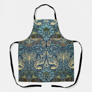 William Morris Peacock and Dragon Woven Design Apron