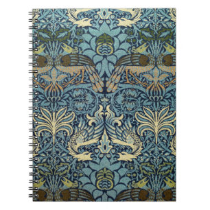 William Morris Peacock and Dragon Woven Design Notebook