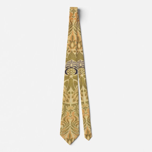 William Morris Peacock & Dragon Arts & Crafts Tie (Front)
