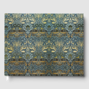 William Morris Peacock Dragon Classic Guest Book