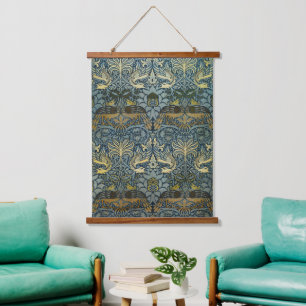 William Morris Peacock Dragon Classic Hanging Tapestry