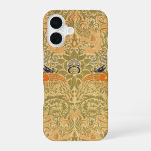 William Morris Peacock Dragon Vintage Arts Crafts iPhone 16 Case