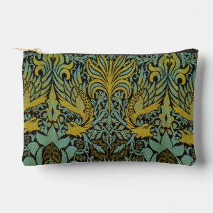 William Morris Peacock Dragon Wallpaper Accessory Pouch