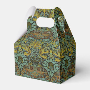 William Morris Peacock Dragon Wallpaper Favour Box