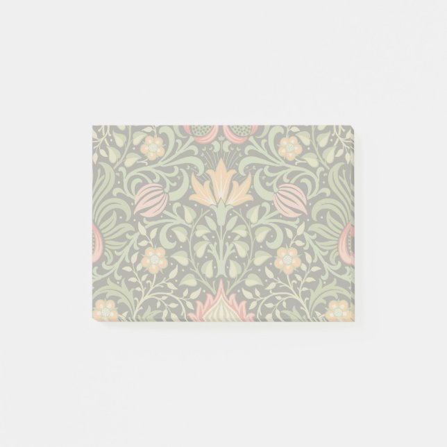 William Morris Persian Floral Antique Post-it Notes (Front)