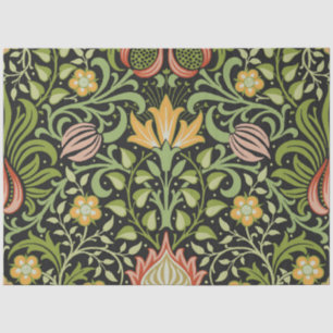 William Morris Persian Floral Botanical Design Tissue Paper