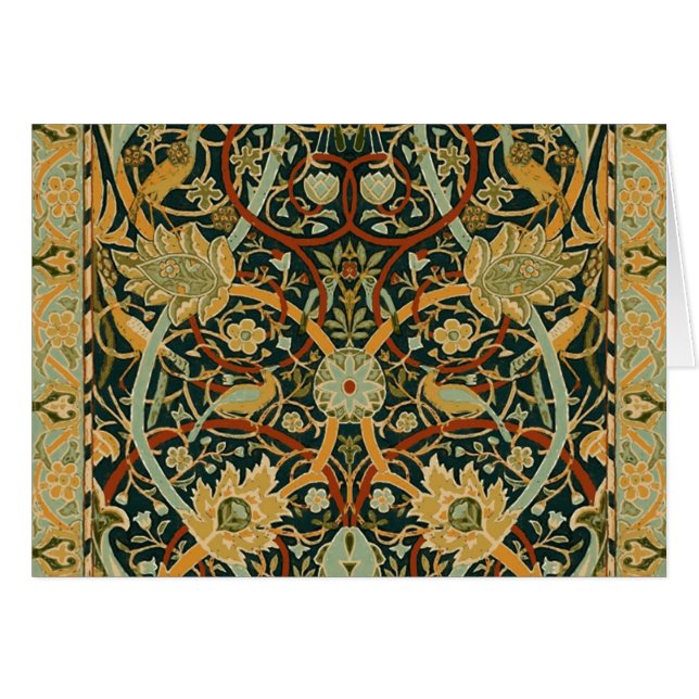 William Morris Persian Oriental Carpet Art (Front Horizontal)