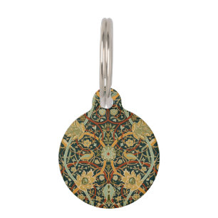 William Morris Persian Oriental Carpet Art Pet Tag