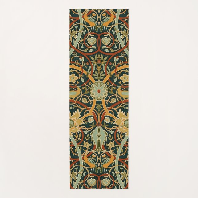 William Morris Persian Oriental Carpet Art Yoga Mat (Front)