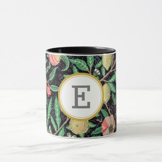 William Morris PERSONALIZED INITIAL Mug (Center)