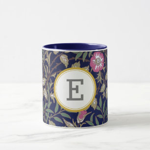 William Morris PERSONALIZED INITIAL Mug