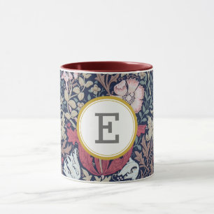 William Morris PERSONALIZED INITIAL Mug