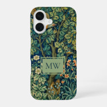 William Morris Pheasant Custom Monogram
