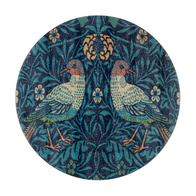 William Morris Pheasants Cutting Board (Front)