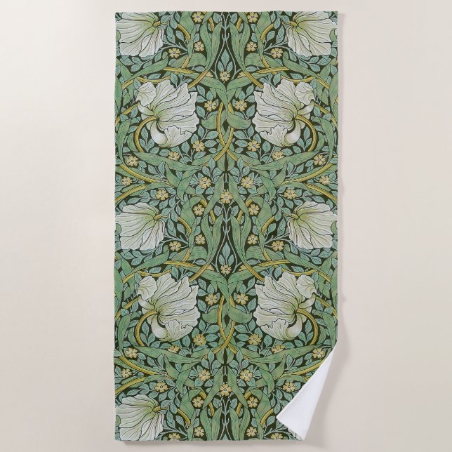 William Morris - Pimpernel Beach Towel (Front)