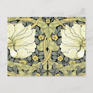 William Morris Pimpernel Floral Wallpaper Postcard
