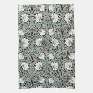 William Morris Pimpernel Flowers Art Nouveau Tea Towel