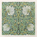William Morris - Pimpernel Glass Coaster<br><div class="desc">Pimpernel - William Morris,  Repeating design for textiles,  1876</div>