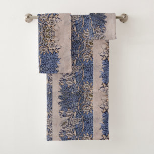 William * Morris  Pimpernel Green Floral Bath Towel Set